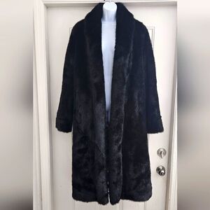 Favulous Dennis Basso Faux Mink Coat